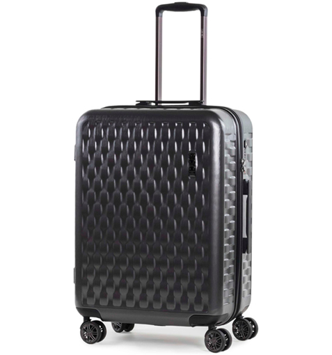 Obrázok z Cestovný kufor ROCK TR-0192/3-M ABS/PC - drevené uhlie - 63 l