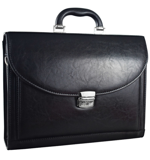 Obrázok z Aktovka REAbags 9004-TR - čierna/niklová - 11 L
