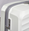 Obrázok z Sada cestovných kufrov ROCK TR-0212/3 PP - biela - 120 l / 74 l / 35 l + 15% EXPANDER