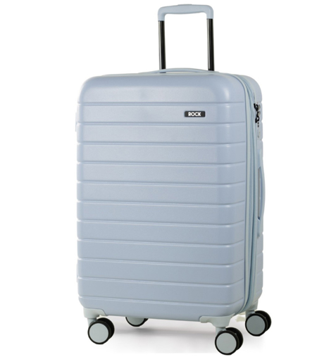 Obrázok z Cestovný kufor ROCK TR-0214/3-M ABS - svetlomodrý - 60 L + 10% EXPANDER