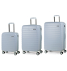 Obrázok z Sada cestovných kufrov ROCK TR-0214/3 ABS - svetlomodrá - 93 L / 60 L + 10% EXPANDER / 42 L + 13% EXPANDER