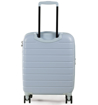 Obrázok z Sada cestovných kufrov ROCK TR-0214/3 ABS - svetlomodrá - 93 L / 60 L + 10% EXPANDER / 42 L + 13% EXPANDER