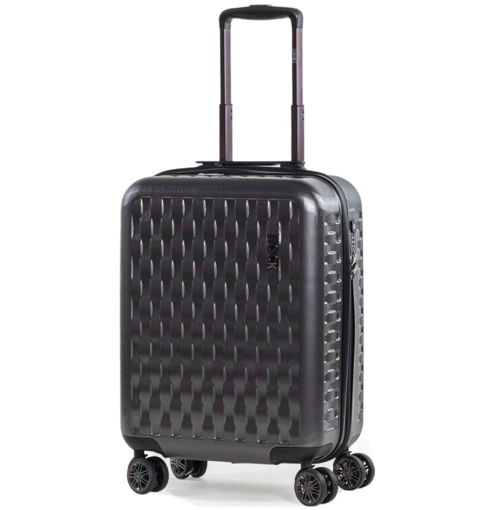 Obrázok z Príručná batožina ROCK TR-0192/3-S ABS/PC - drevené uhlie - 34 l