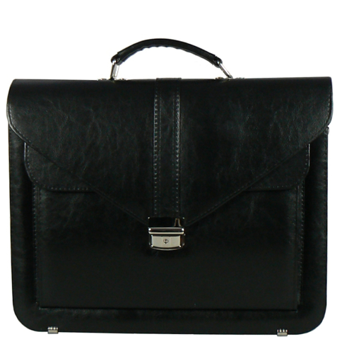 Obrázok z Aktovka REAbags 7173B - čierna/niklová - 15 l