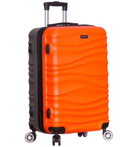 Obrázok z Kufrík METRO LLTC1/3-L ABS - oranžová/sivá - 94 l
