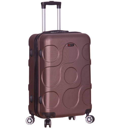Obrázok z Kufrík METRO LLTC4/3-M ABS - hnedý - 54 l