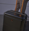 Obrázok z Sada cestovných kufrov ROCK TR-0238/3 ABS/PC - drevené uhlie - 102 L / 60 L + 20% EXPANDER / 34 L