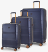 Obrázok z Sada cestovných kufrov ROCK TR-0238/3 ABS/PC - tmavomodrá - 102 L / 60 L + 20% EXPANDER / 34 L