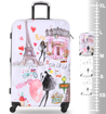 Obrázok z Cestovní kufr TUCCI T-0163/3-L Paris Love - 88 L + 35% EXPANDER