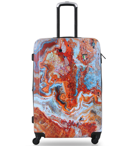 Obrázok z Cestovný kufor TUCCI T-0172/3-M Turecký mramor - 57 L + 35% EXPANDER