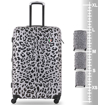Obrázok z TUCCI T-0158/3 Sada cestovných kufrov Winter Leopard - 88 L / 57 L + 35% EXPANDER / 33 L