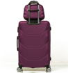 Obrázok z ROCK TR-0230/3 Sada cestovných kufrov ABS - fialová - 97 l / 71 l / 34 l / 11 l