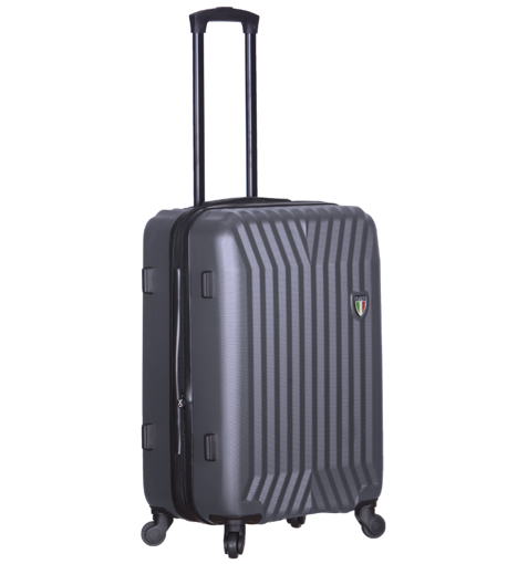 Obrázok z Príručná batožina TUCCI T-0115/3-S ABS - drevené uhlie - 36 l