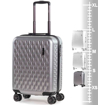 Obrázok z Príručná batožina ROCK TR-0192/3-S ABS/PC - strieborná - 34 l