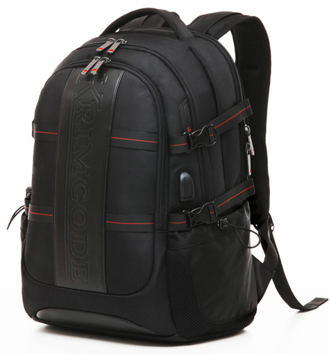 Obrázok z Batoh KRIMCODE Smart Casual 11 - černá bez USB - 36 L