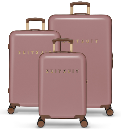 Obrázok z SUITSUIT TR-7211/3 Sada cestovných kufrov Fab Seventies Old Rose - 91 l / 60 l / 32 l