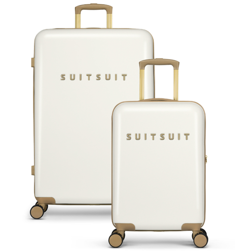 Obrázok z SUITSUIT TR-6505/2 Sada cestovných kufrov Fusion White Swan - 91 l / 32 l