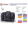 Obrázok z Cestovní taška CITIES 611 butterfly - černá - 20 L