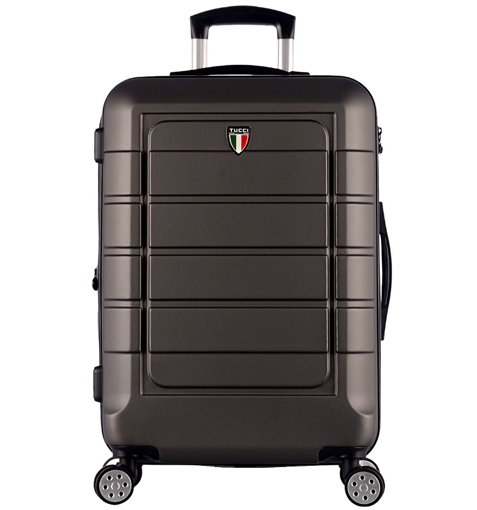 Obrázok z Cestovní kufr TUCCI Console T-0273/3-L ABS - charcoal - 92 L + 35% EXPANDER