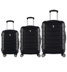 Obrázok z Sada cestovních kufrů TUCCI Console T-0273/3 ABS - černá - 92 L / 58 L + 35% EXPANDER / 33 L