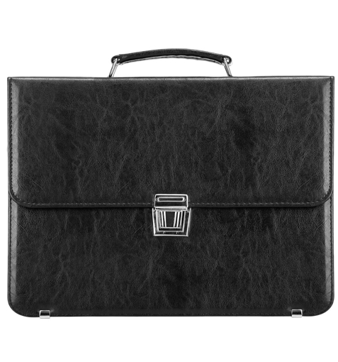Obrázok z Aktovka REAbags 8002 - černá/nikl - 17 L