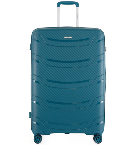 Obrázok z Cestovní kufr HIGHBURY Carbon HBY-0178/3-L PP - petrol - 92 L