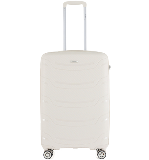 Obrázok z Kabinové zavazadlo HIGHBURY Carbon HBY-0178/3-S PP - béžová - 34 L