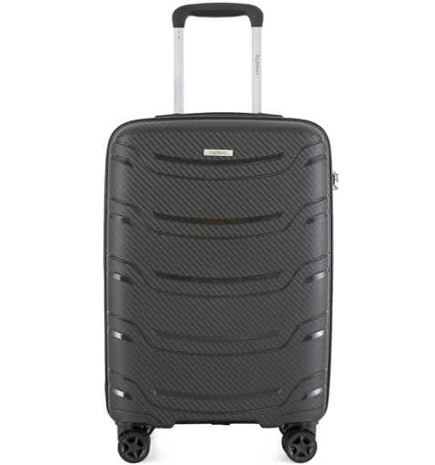 Obrázok z Cestovní kufr HIGHBURY Carbon HBY-0178/3-M PP - tmavě šedá - 62 L
