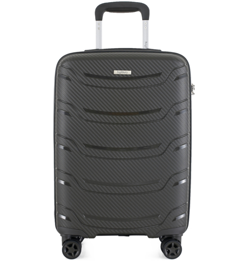 Obrázok z Cestovní kufr HIGHBURY Carbon HBY-0178/3-L PP - tmavě šedá - 92 L
