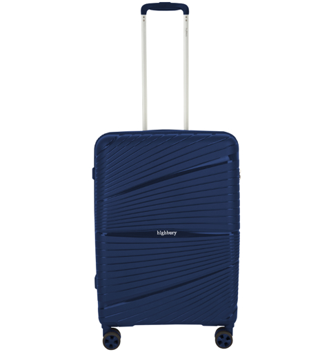 Obrázok z Cestovní kufr HIGHBURY Helios HBY-0175/3-M PP - modrá - 62 L