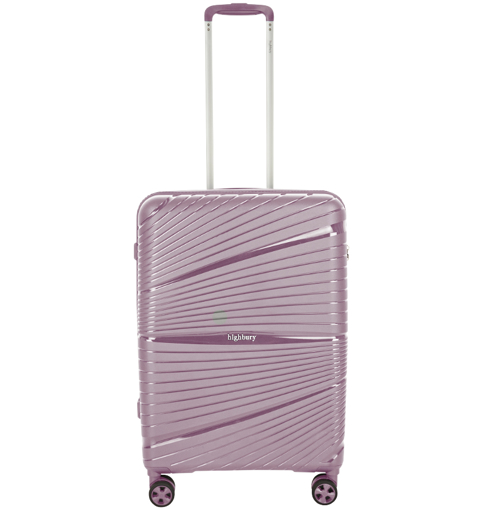 Obrázok z Cestovní kufr HIGHBURY Helios HBY-0175/3-M PP - fialová - 62 L
