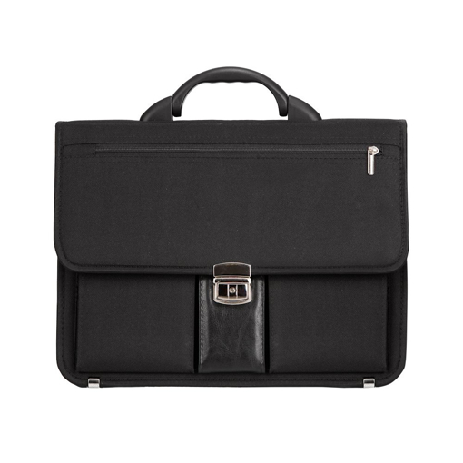 Obrázok z Aktovka REAbags 8001/1-T - černá / nikl - 19 L
