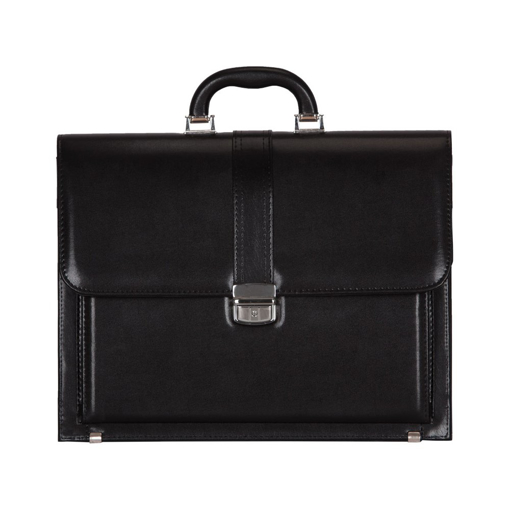 Obrázok z Aktovka REAbags 8003A - čierna/niklová - 17 l