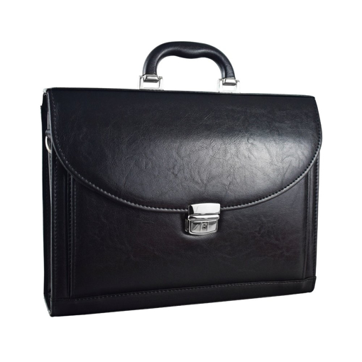 Obrázok z Aktovka REAbags 9004-TR - černá / nikl - 11 L