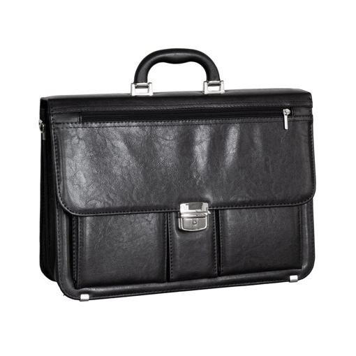 Obrázok z Aktovka REAbags 8001/1-TR - černá / nikl - 19 L