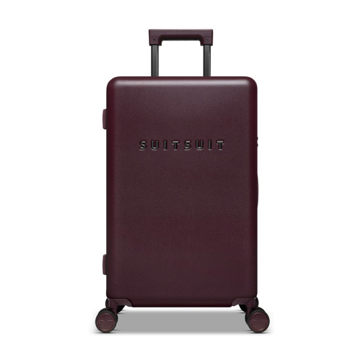 Obrázok z Plastový kufr SUITSUIT® Mystique Cherry Lacquer M - tmavě vínová - 57 L