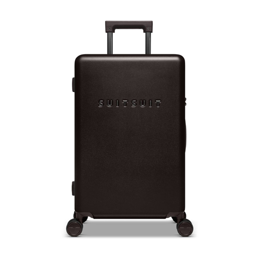 Obrázok z Plastový kufr SUITSUIT® Mystique Ground Coffee M - tmavě hnědá - 57 L