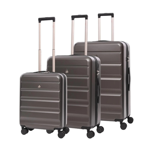 Obrázok z Sada cestovních kufrů AEROLITE T-635 - tmavě šedá - 100.8 / 67 / 38.8 L