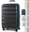 Obrázok z Cestovní kufr ROCK TR-0164/3-L PP - černá/modrá - 104 L