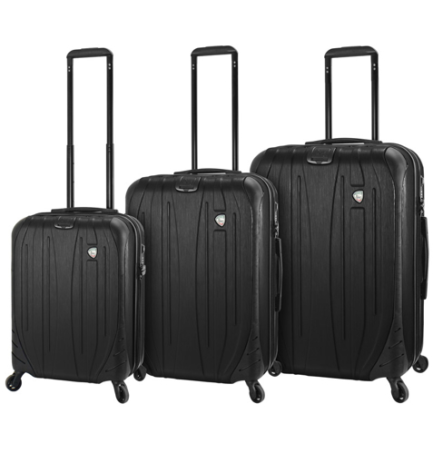 Obrázok z Sada cestovných kufrov MIA TORO M1525/3 - čierna - 95 L / 62 L / 37 L + 25% EXPANDER