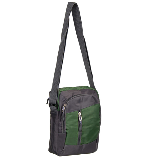 Obrázok z Taška přes rameno REAbags LL22 - šedá/zelená - 4 L