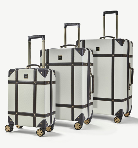 Obrázok z Sada cestovních kufrů ROCK TR-0193/3 ABS - krémová - 94 L / 60 L / 34 L