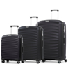 Obrázok z Sada cestovných kufrov ROCK TR-0212/3 PP - čierna - 120 L / 74 L / 35 L + 15% EXPANDER