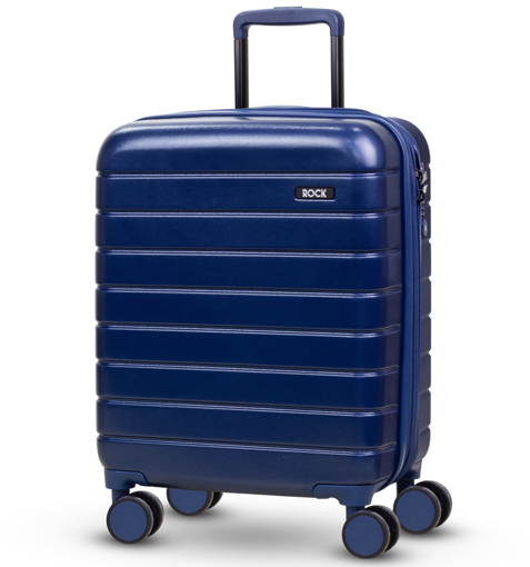 Obrázok z Kabinové zavazadlo ROCK TR-0214/3-S ABS - tmavě modrá - 42 L + 13% EXPANDER