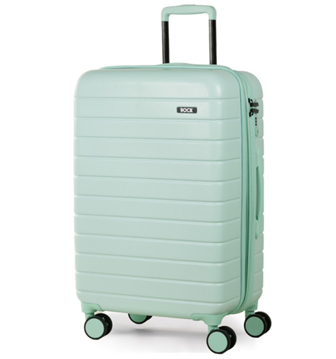 Obrázok z Cestovný kufor ROCK TR-0214/3-M ABS - svetlozelený - 60 l + 10% EXPANDER