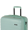 Obrázok z Cestovný kufor ROCK TR-0214/3-M ABS - svetlozelený - 60 l + 10% EXPANDER