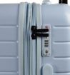 Obrázok z Cestovní kufr ROCK TR-0214/3-L ABS - světle modrá - 93 L + 10% EXPANDER
