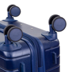 Obrázok z Sada cestovních kufrů ROCK TR-0214/3 ABS - tmavě modrá - 93 L / 60 L + 10% EXPANDER / 42 L + 13% EXPANDER