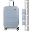 Obrázok z Sada cestovních kufrů ROCK TR-0214/3 ABS - světle modrá - 93 L / 60 L + 10% EXPANDER / 42 L + 13% EXPANDER