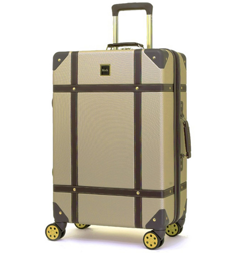 Obrázok z Cestovní kufr ROCK TR-0193/3-M ABS - zlatá - 60 L